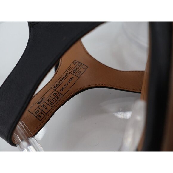 Vionic Maisy Sandals Womens Size 9.5 Block Heel Slingback Strappy Black - Picture 9 of 10